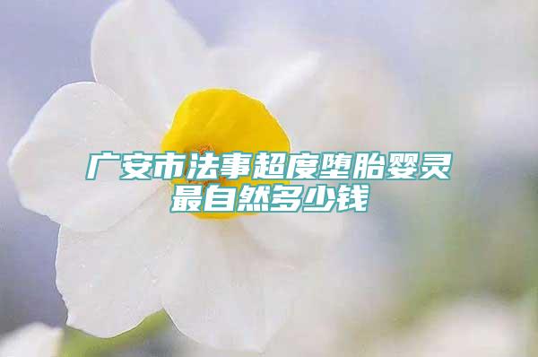 广安市法事超度堕胎婴灵最自然多少钱